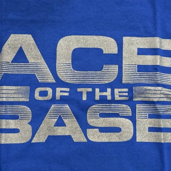 US Air Force USAF “Ace Of The Base” Blue Tee T-Shirt - Size Medium M - NEW! - Picture 4 of 5